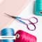 Singer; SINGER® 4'' Curved Tip Forged Embroidery Scissors with Printed Handles, 3ct.; Category:Embroidery Scissors & Thread Snips; Image:7